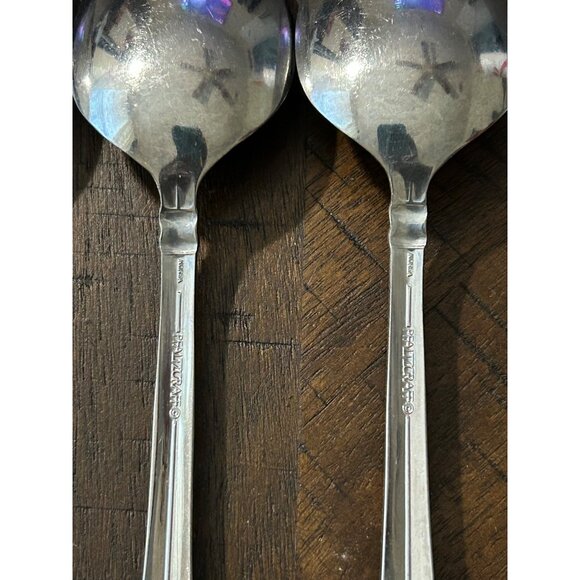 Pfaltzgraff Ellington Stainless Steel Glossy Fan Tip Tablespoons Set Of 4 - Picture 5 of 5